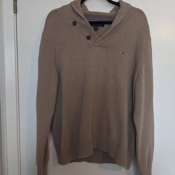 Tommy Hilfiger Adler Shawl Collar MENS Sweater - Picture 5 of 6